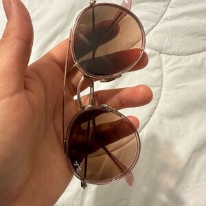 Ray-Ban Rose-Tinted Sunglasses